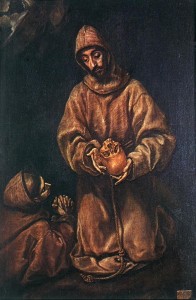 św. Franciszek i brat Leon Museo del Greco, Toledo